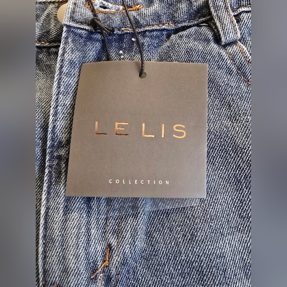 LE LIS Collection High Rise Blue Jeans - Picture 7 of 9